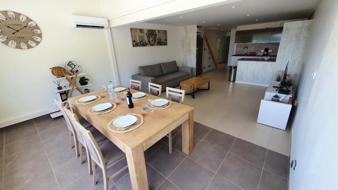 Pinel Superbe Appartement En Residence Vue Mer Cul de Sac Eksteriør bilde