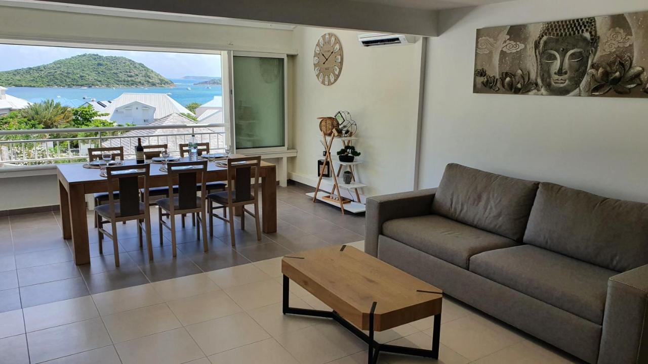 Pinel Superbe Appartement En Residence Vue Mer Cul de Sac Eksteriør bilde