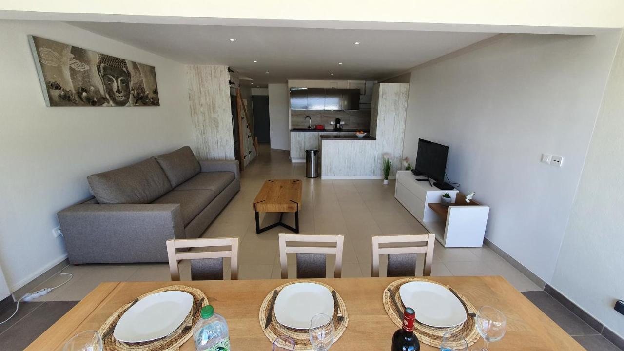 Pinel Superbe Appartement En Residence Vue Mer Cul de Sac Eksteriør bilde